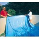 Modra folija za bazen 550 x 120 cm modra 0,30 mm