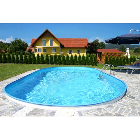 Vgradni ovalni bazen set FLORENZ 7x3,5x1,2m Planet Pool