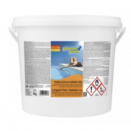 VELIKE KLOROVE TABLETE počasitopne 5kg / 200g